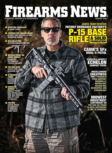 Firearms News – January 2025 Cover