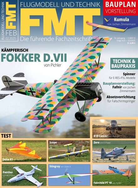 FMT Flugmodell und Technik – Februar 2025 Cover