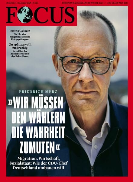 Focus – 10 Januar 2025 Cover