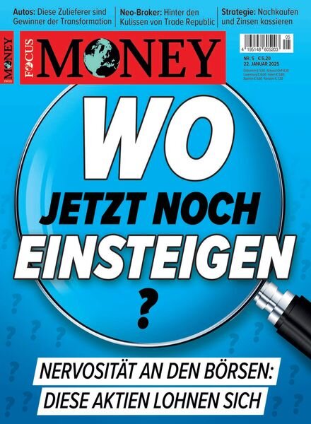Focus Money – 22 Januar 2025 Cover