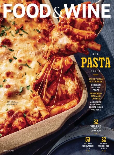 Food & Wine USA – February 2025 Cover