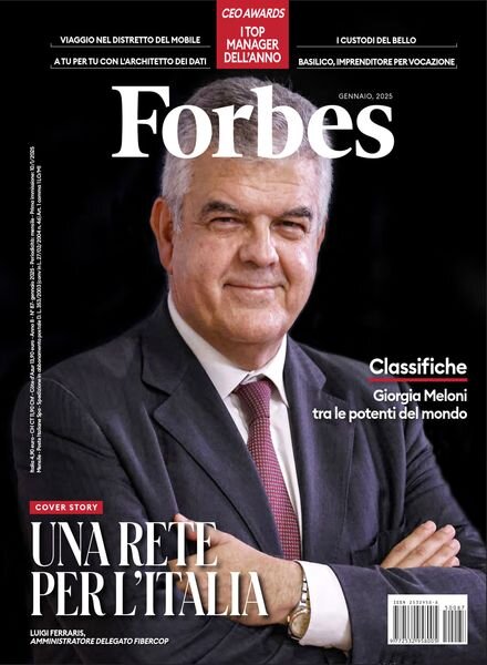 Forbes Italia – Gennaio 2025 Cover