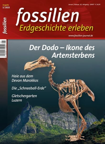 Fossilien – Januar 2025 Cover