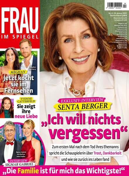 Frau im Spiegel – 15 Januar 2025 Cover