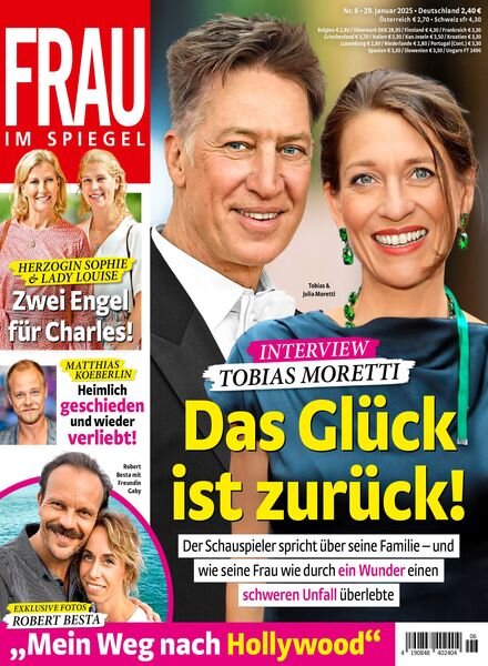 Frau im Spiegel – 29 Januar 2025 Cover