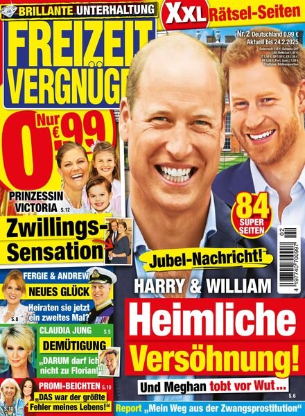 Freizeit Vergnugen – Januar 2025 Cover