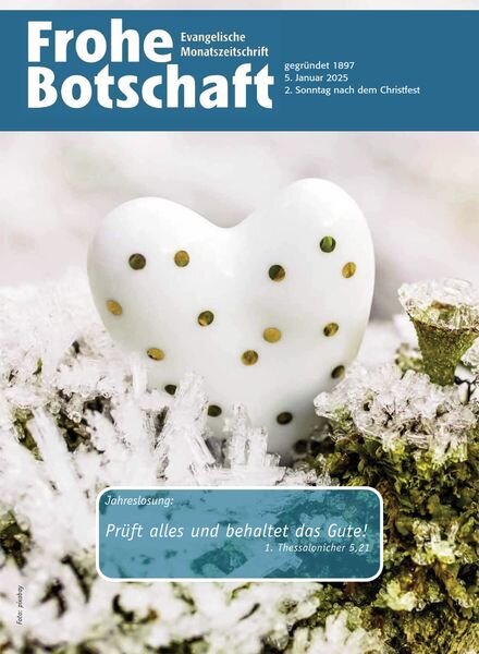 Frohe Botschaft – 5 Januar 2025 Cover