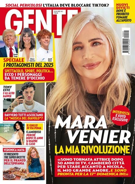 Gente Italia – 11 Gennaio 2025 Cover