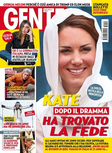 Gente Italia – 18 Gennaio 2025 Cover