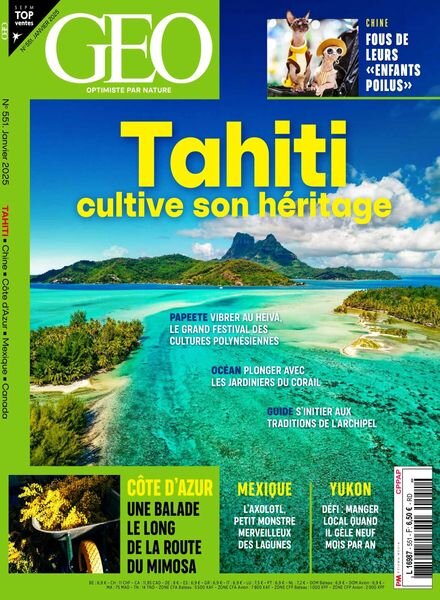 Geo France – Janvier 2025 Cover
