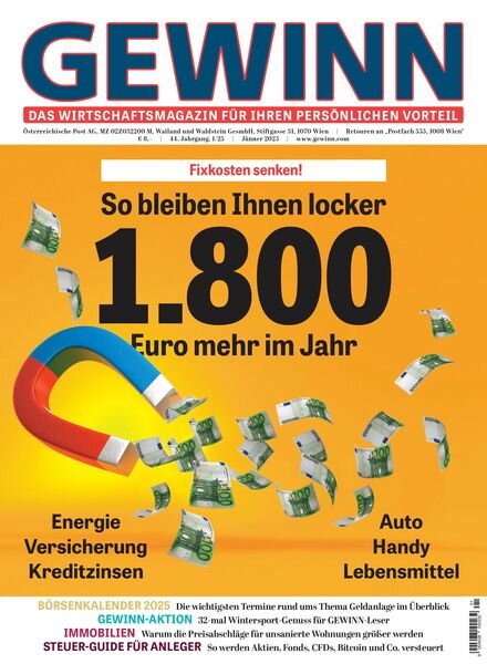 Gewinn – Januar 2025 Cover