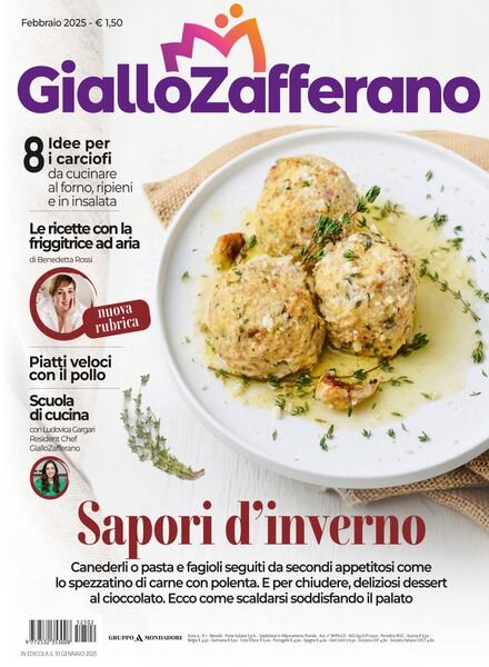 Giallo Zafferano – Febbraio 2025 Cover