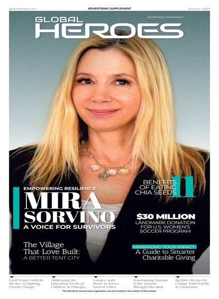 Global Heroes Magazine – January 2025 Cover