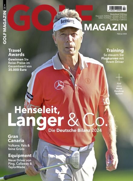 Golf Magazin – Februar 2025 Cover