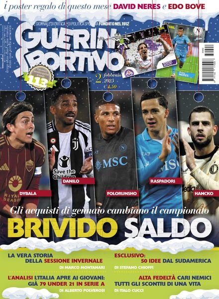 Guerin Sportivo – Febbraio 2025 Cover