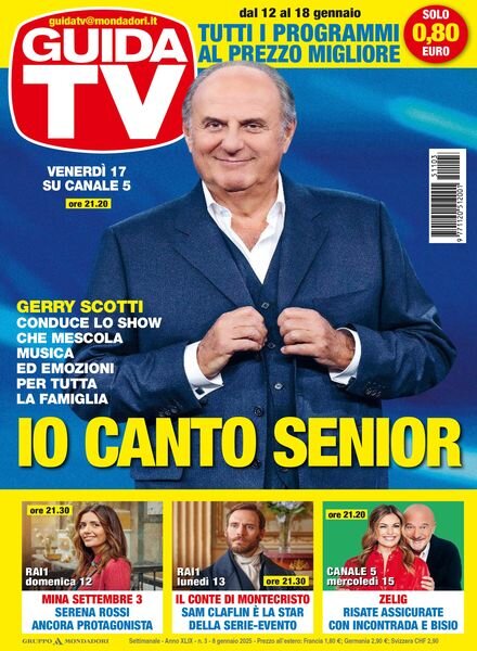 GuidaTV – 10 Gennaio 2025 Cover