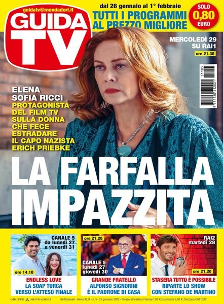 GuidaTV – 24 Gennaio 2025 Cover