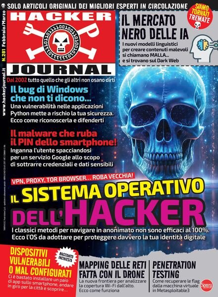 Hacker Journal – Febbraio-Marzo 2025 Cover