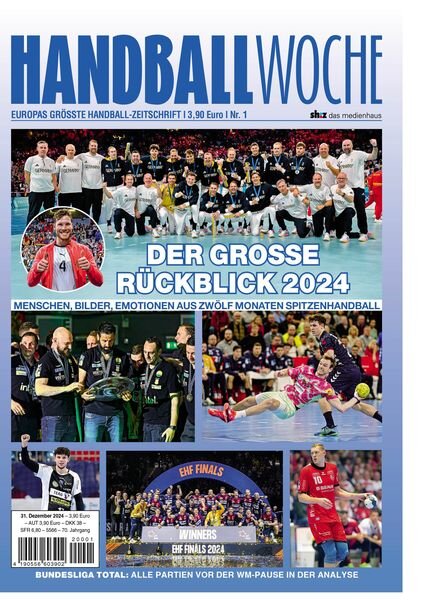 Handballwoche – 31 Dezember 2024 Cover