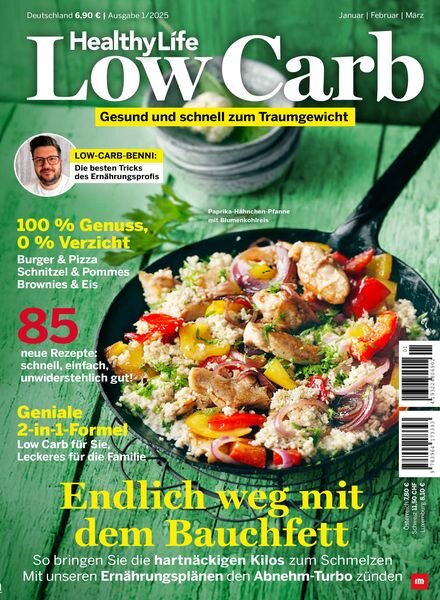 Healthy Life Low Carb – Januar 2025 Cover