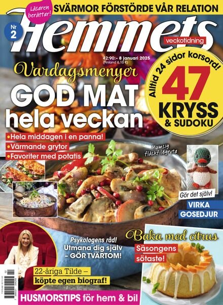Hemmets Veckotidning – 8 Januari 2025 Cover