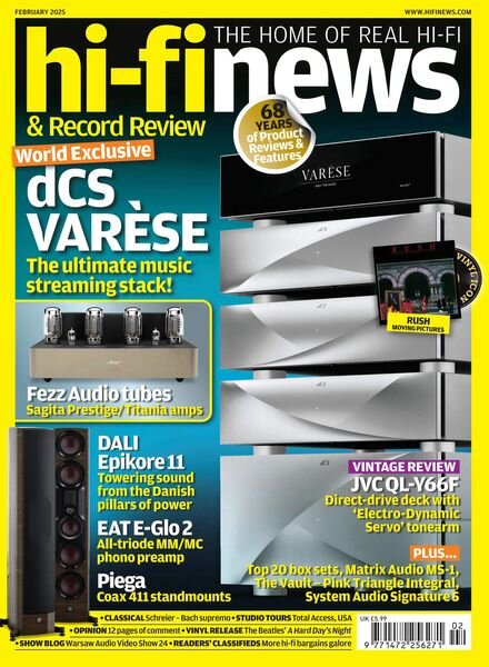Hi-Fi News – February 2025 Cover
