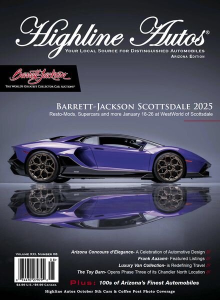 Highline Autos – Volume XXI Number 8 2025 Cover
