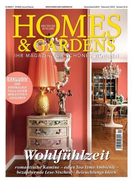 Homes & Gardens Germany – Januar 2025 Cover