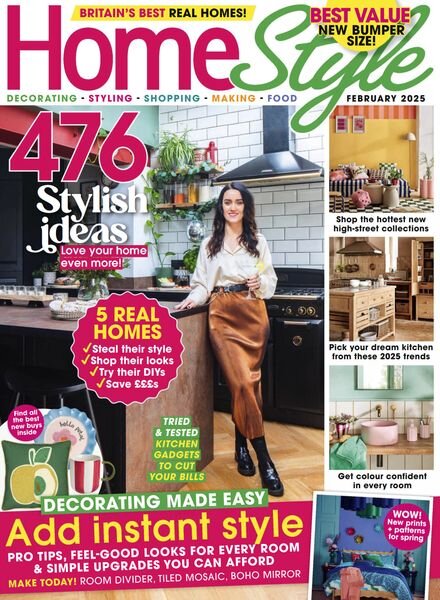 HomeStyle UK – February 2025 Cover
