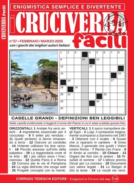 I Cruciverba Facili – Febbraio-Marzo 2025 Cover
