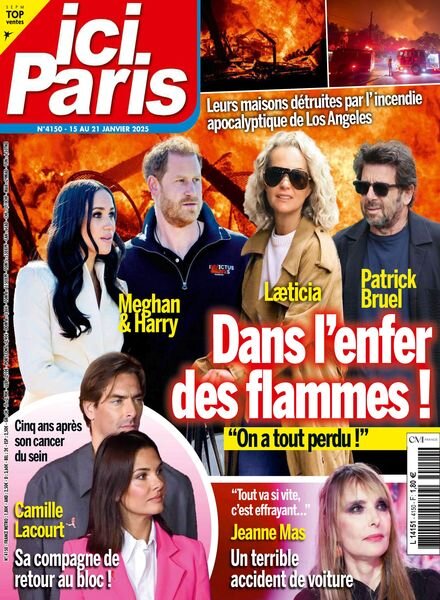 Ici Paris – 15 Janvier 2025 Cover