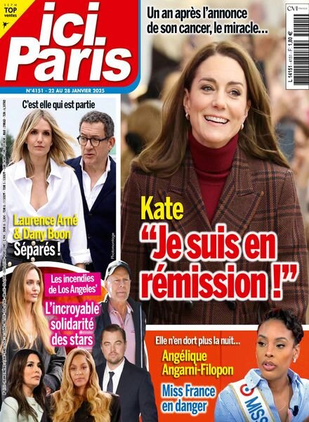 Ici Paris – 22 Janvier 2025 Cover