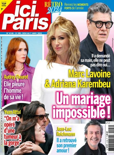Ici Paris – 31 decembre 2024 Cover
