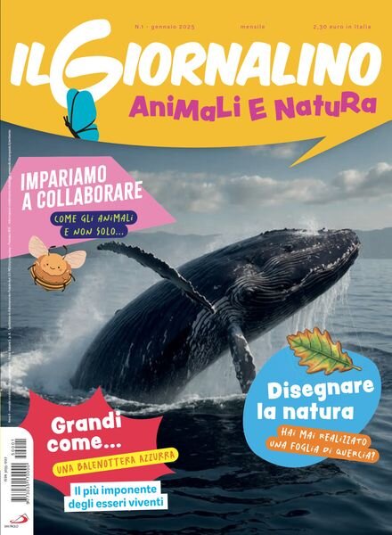 Il Giornalino Animali e Natura – Gennaio 2025 Cover
