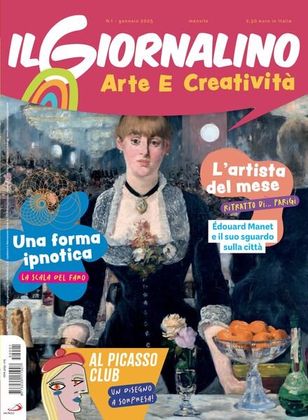 Il Giornalino Arte e Creativita – Gennaio 2025 Cover