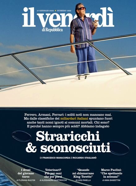 Il Venerdi di Repubblica – 17 Gennaio 2025 Cover