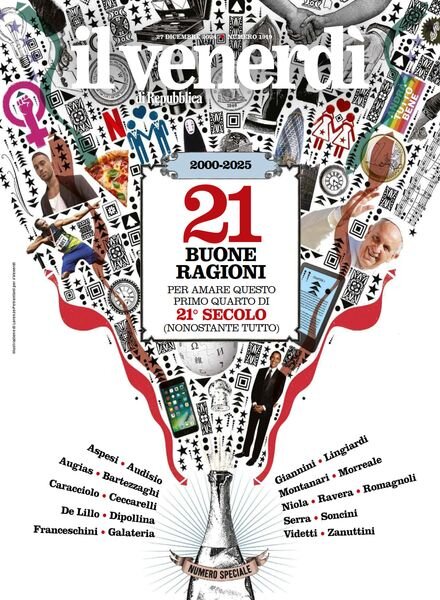 Il Venerdi di Repubblica – 27 Dicembre 2024 Cover