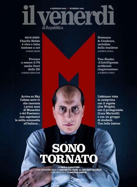 Il Venerdi di Repubblica – 3 Gennaio 2025 Cover