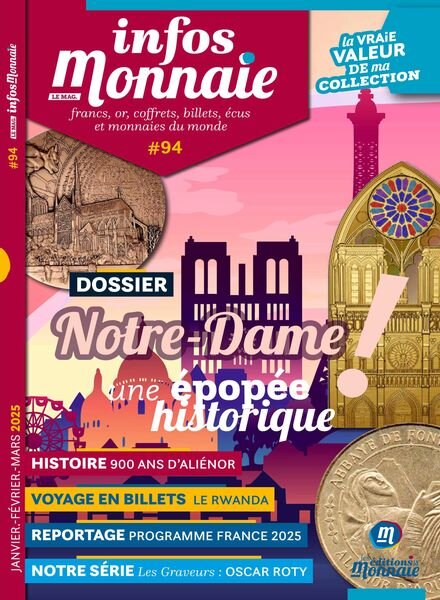 Infos Monnaie – Janvier-Fevrier-Mars 2025 Cover