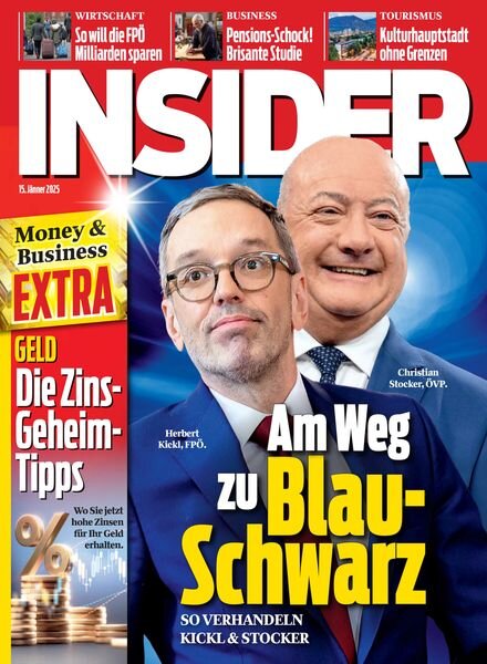 Insider Austria – 15 Januar 2025 Cover