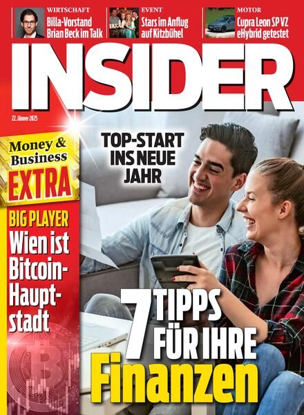 Insider Austria – 22 Januar 2025 Cover