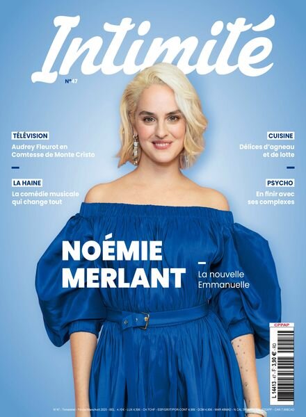 Intimite – Fevrier-Mars-Avril 2025 Cover