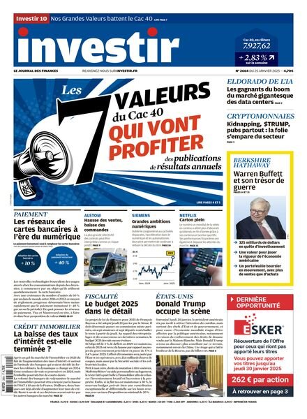 Investir – 25 Janvier 2025 Cover