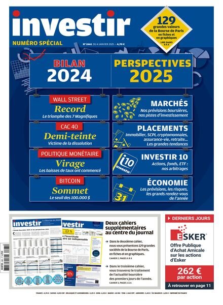 Investir – 4 Janvier 2025 Cover