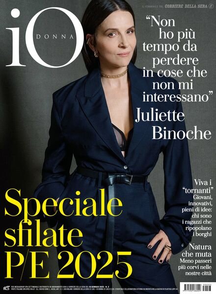 Io Donna del Corriere della Sera – 18 Gennaio 2025 Cover