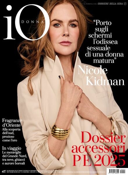 Io Donna del Corriere della Sera – 25 Gennaio 2025 Cover