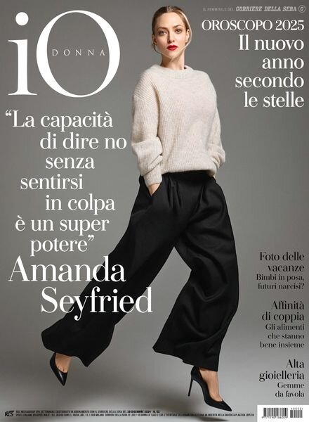 Io Donna del Corriere della Sera – 28 Dicembre 2024 Cover