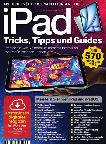 iPad Tricks Tipps und Guides – Januar 2025 Cover