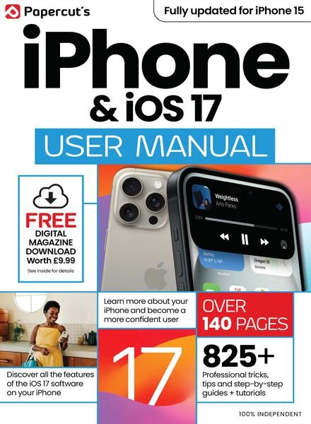 iPhone & iOS 17 User Manual – January 2025 Cover