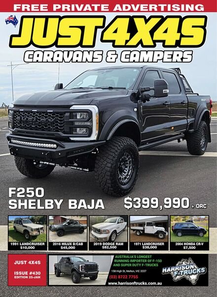 Just 4x4s Caravans & Campers – Issue 430 2025 Cover